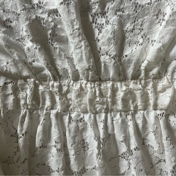Soma White Lace Crochet Satin Wrap Robe Intimates Sleepwear Sz S/M EUC - Picture 14 of 15
